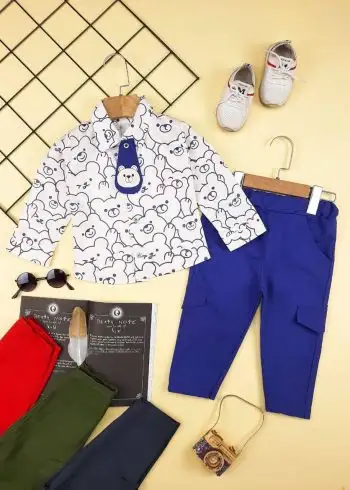 پیراهن شلوار خرس کوچولو کرواتی